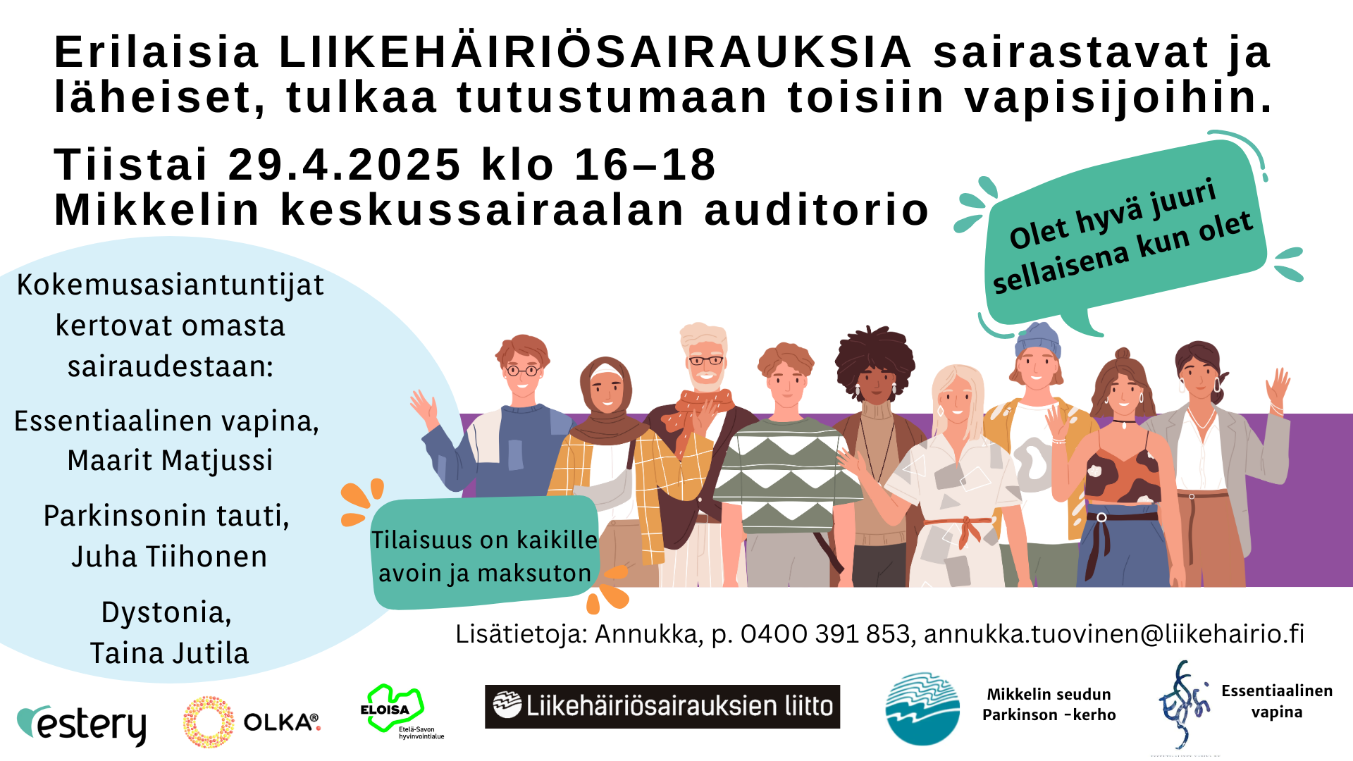 Näyttötilaisuus, mukana myös muita